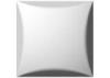 Living Room / Bathroom 3D Wall Art Tiles For Indoor 500 x 500mm