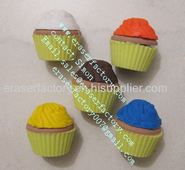 Scented Cupcake Erasers for cakes promotions