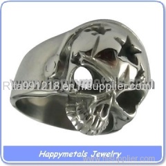 mens skull rings jewelry