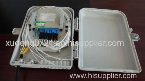 outdoor/indoor 1*8core FTTH Fiber optic plastic Distribution box Branch Frame Series waterproof IP55 PC/ABS