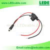 Waterproof In-Line Blade Fuse Holder with DC Connector For motorcycle accent LED light