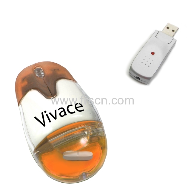 Best Christmas gift of wireless & coreless RF 2.4g usb liquid mouse