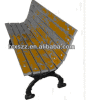 cast iron wood backrest bench with high quality