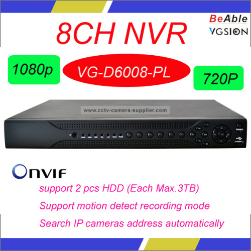 ONVIF 8CH 1080P NVR