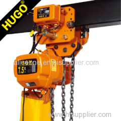 220V/ 1000kg Electric Chain Hoist Blocks with Hook