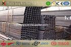 ASTM A53 ST52 Seamless Square Steel Tubes Black Painted For Chemical Engineering