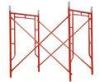 Q235 Steel H Frame Scaffolding System for Building , Tower Scaffold in Red