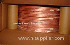 1/4 Inch T2 Split Air Conditioner Copper Pipe Seamless Oiled , Round