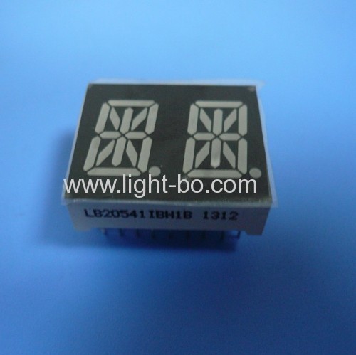 Ultra Blue 14 SegmentLED Display Common Anode 0.54Dual Digit for home appliances