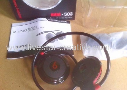 Monster Beats by Dr.Dre Mini-503 Wireless Bluetooth Stereo Headsets Mini503