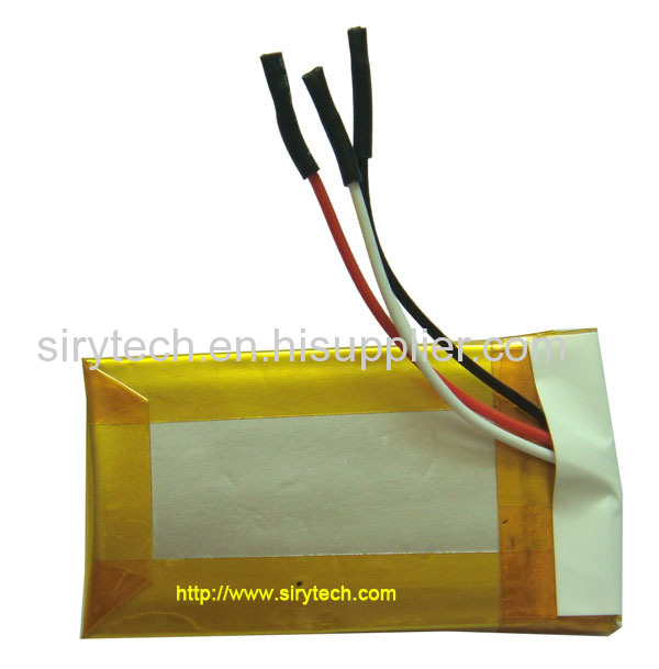 Li-polymer battery for MP3/MP4 Ipod Nano replacement battery 3.7V 330mAh