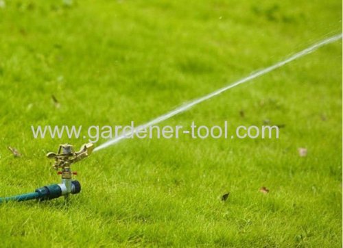 Metal Impulse Water Sprinkler With Zinc Spike