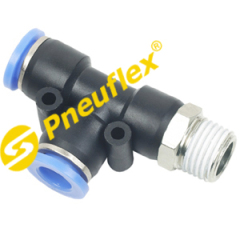 PD Male Run Tee Pneumatic Fitting