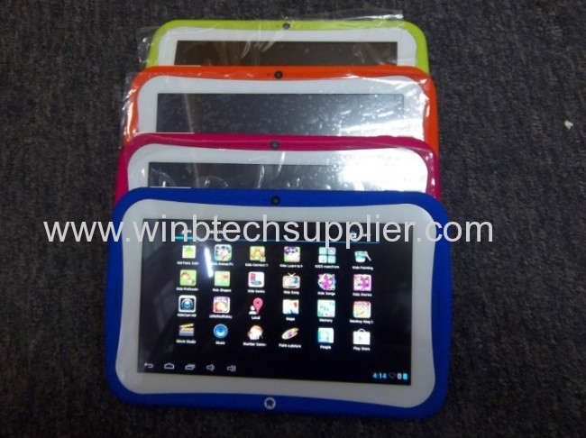 Brand New 7 inch Kids Tablet PC With Children Educational Apps Android 4.2 Capacitive Screen Dual Camera 