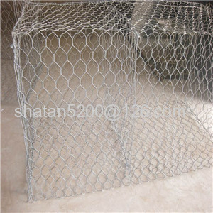 hexagonal wire mesh for gabion box for river bank