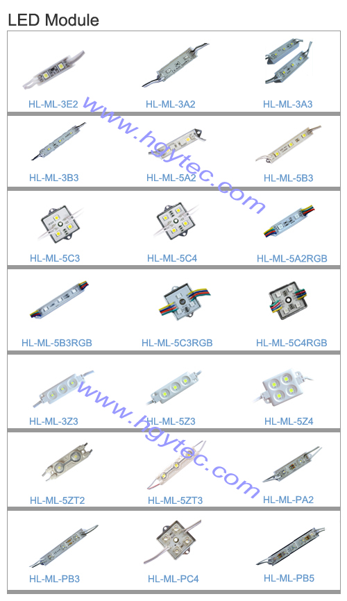 waterproof high quality injection led module(HL-ML-3Z3)