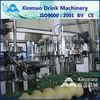 12KW Electric Glass Bottle Filling Machine , Washing Filling Sealing System