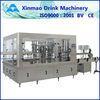 Hot Rotary Juice Glass Bottle Filling Machine , Gravity Liquid Filling System