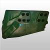 very large side plate green color machinery engineering casting