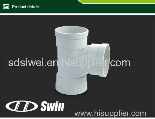 ISO certificated wholesale PVC fitting equal tee/PVC equal tee/PVC tee