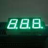 Pure Green common cathode 0.56inch triple digit 7 segment led display for Instrument Panel