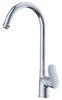 Chrome Polished Brass Kitchen Mixer Tap Bubbler Outlet Single Handle , Household Faucets