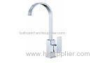 Modern Polished Chrome Kitchen Sink Water Faucet for Home , Ceramic Cartridge