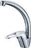 Contemporary Brass Kitchen Sink Water Faucet Mixer Taps with Polished Chrome