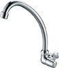 Deck Mounted Kitchen Sink Cold Water Faucet with Single Lever , Ceramic Cartridge