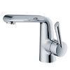 Modern Deck Mounted Basin Mixer Faucet / Single Hole Chrome Basin Mixer Taps HN-3A36