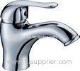 Modern Single Handle Basin Mixer Tap Faucet with Ceramic Cartridge , Deck Mounted