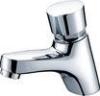 Polished Chrome Self Closing Faucet Brass Mixer Taps with CE , 0.05MPa - 0.9MPa