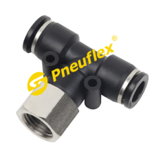 PBF Female Branch Tee NPT Thread Pneumatic Fitting