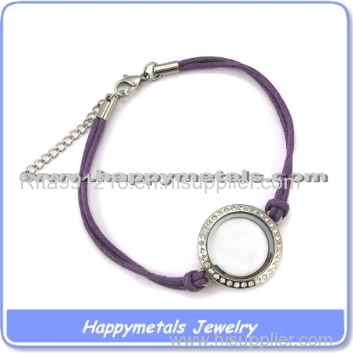 open locket floating locket bracelet