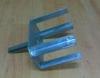 Hot Dip Galvanization Steel Post Shore Head Fork Head Fork BS / EN