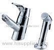 Sink Mounted Brass Two Hole Bathroom Faucet