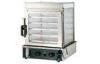 Stainless Steel Restaurant Food Display Steamer MME500H , Organic Glass Door