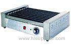 Hotel Stainless Steel Commercial Hot-Dog Grill Machine 9-Roller For Fast Food