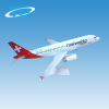 Handmade Helvetic A319 airplane model novelty product