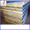 Galvanized steel rock wool sandwich panel for wall