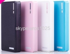 New High-quality Dual-USB Colorful Wallet Style Power Banks for Business Gifts, with 20,000mAh