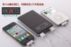 Dual USB Portable Power Bank, Fashionable Big Capacity Power Banks, 10,000mAh for Mobiles/iPod, iPad