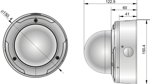 IP68 Outdoor Vandal-proof Dome Camera