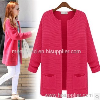 2013 Hitz women reduced V collar long cardigan sweater shirt shawl