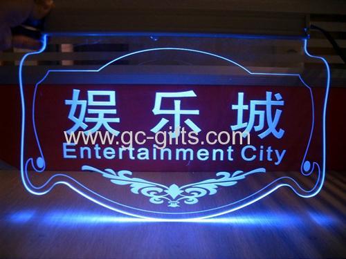 Acrylic Entertainment city billboard