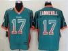 NFL Miami Dolphins 17 Tannehill Drift Fashion Green Elite Jerseys