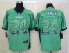 NEW Seattle Seahawks 24 Lynch Drift Fashion Green Elite Jerseys