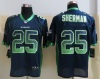 NEW Seattle Seahawks 25 Sherman Drift Fashion Blue NFL Elite Jerseys