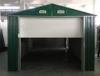 Standard Green Movable Medium Metal Car Shelter / Apex Garages For Warehouse 20x10Ft