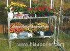 Durable Metal Flower Shelf / Flower Display Stand With Aluminum Frame 115x40x80 mm